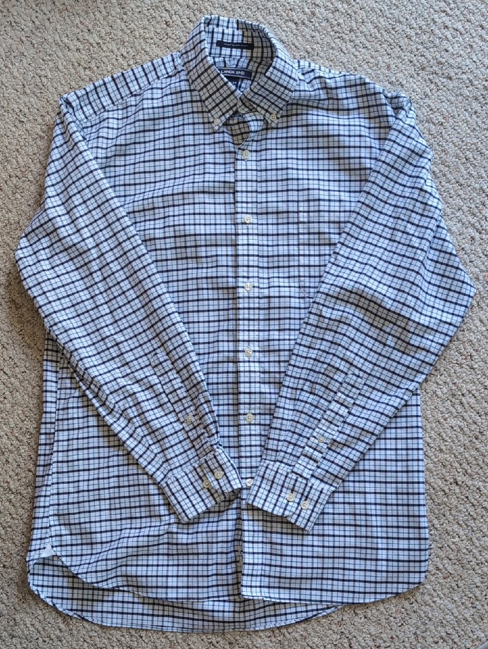 Lands' End Mens Dress Shirt